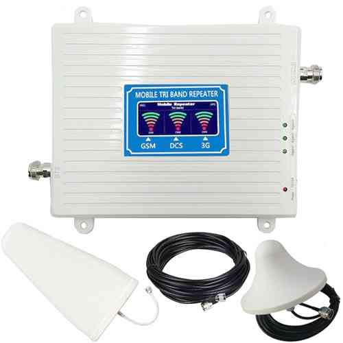GSM репітер 3 діапазони 900 1800 2100, підсилювач зв&apos;язку 3G 4G LTE Вінниця