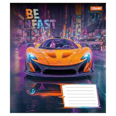 Тетрадь 1 вересня Be Fast А5 24 листов клетка (768009) Винница