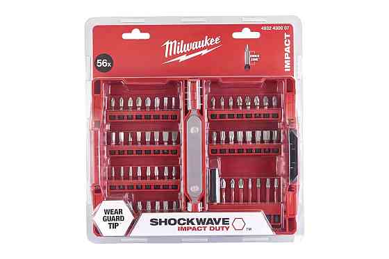 Набор бит SHOCKWAVE 56 шт. Milwaukee 4932430907 Коломия