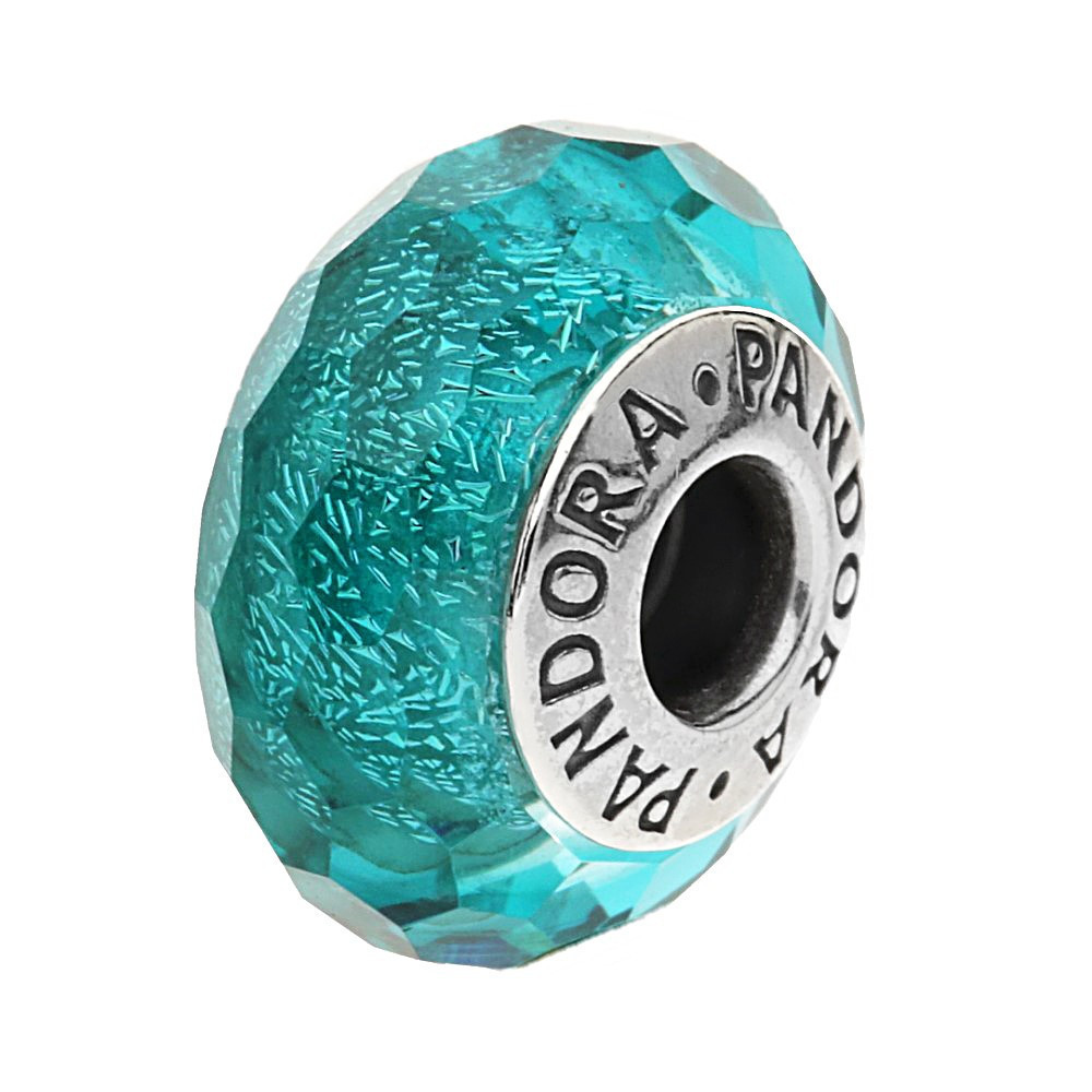 Срібна намистина Пандора  "Бірюзове мурано" 791655 MasterSem Київ - фото 1