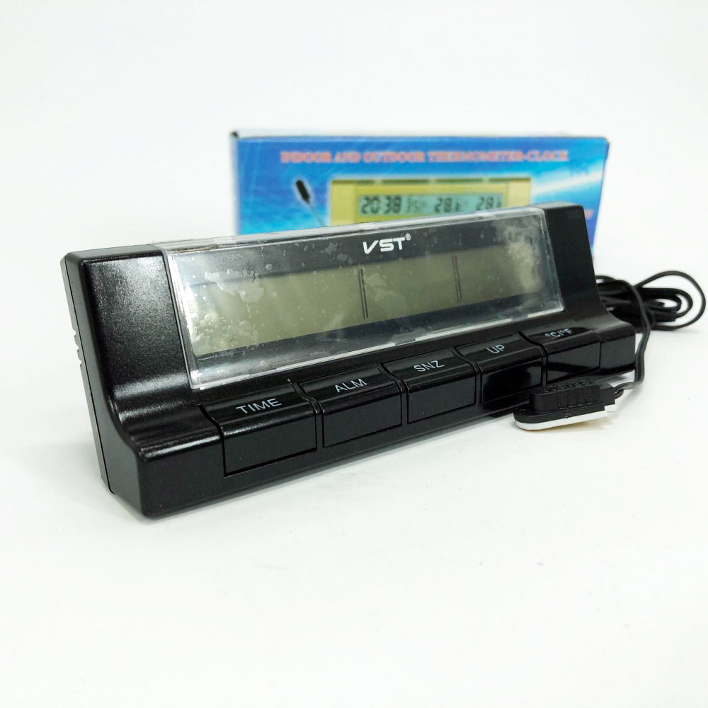 Автогодинник з термометром VST-7037 QN-86 Львів - фото 2