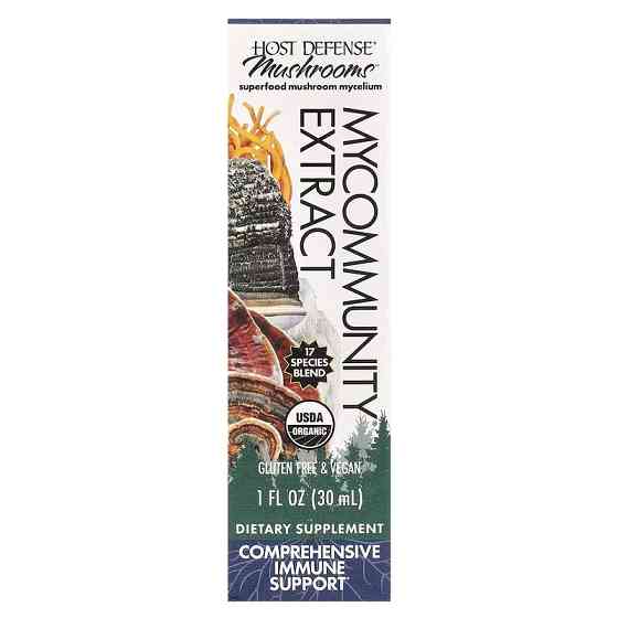 Грибні екстракти Host Defense Mushrooms™, MyCommunity Extract 30 ml Луцьк