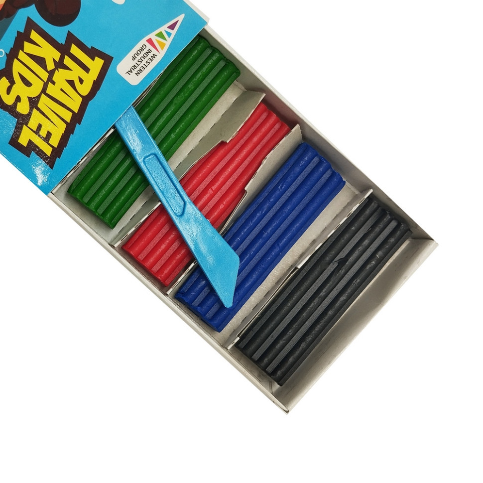 Дитячий пластилін "Travel Kids" 331008/TK восковий, 6 кольорів по 12 г Вінниця - фото 3