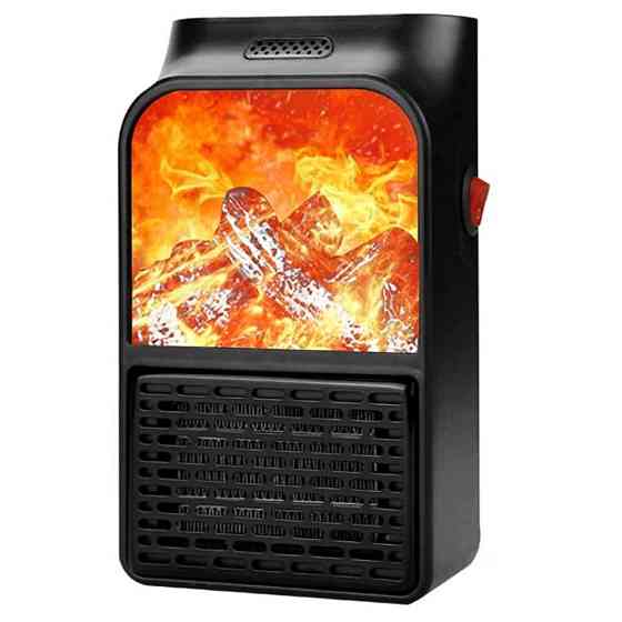 Портативний міні обігрівач з пультом Flame Heater 2 W-012 SBR Київ