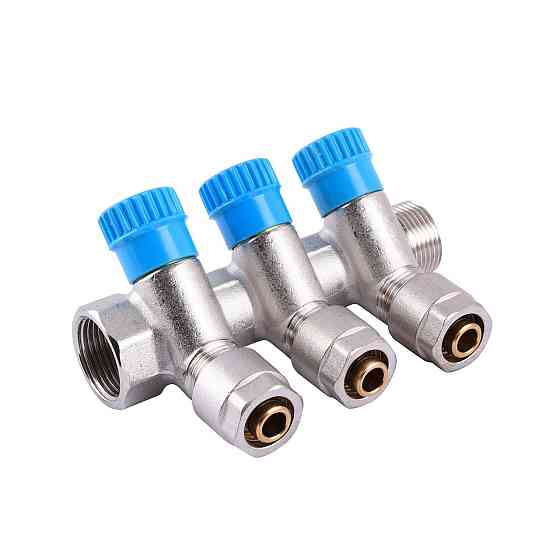 Коллектор CRISTAL 3/4Gх1/2*16 - 3-ой (под 35*) с перекрытием (NM-1016) (000001631) Киев