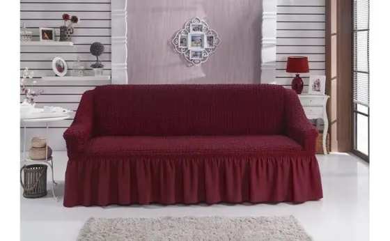 Турецкий натяжной чехол на диван универсальный Коломыя