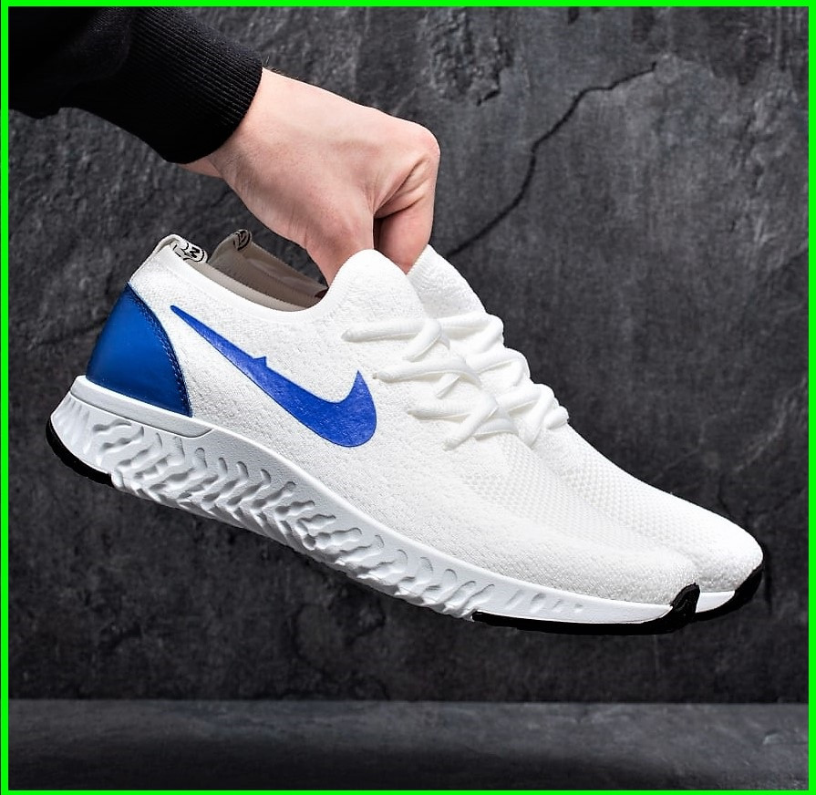 Кросівки Чоловічі Білі Тканинні Boost Пінка в стилі N!ke (розміри: 40,41,42,43) — 108-5 Дніпро - фото 5