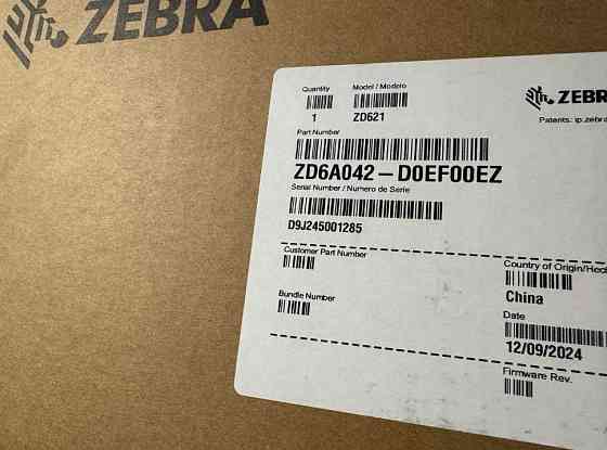 Принтер етикеток Zebra ZD621 (ZD6A042-D0EF00EZ) Новий! Харьков