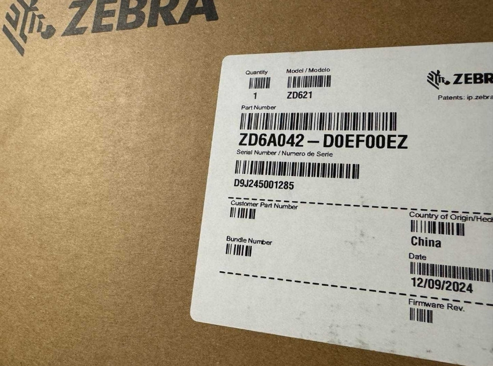 Принтер етикеток Zebra ZD621 (ZD6A042-D0EF00EZ) Новий! Харьков - изображение 1