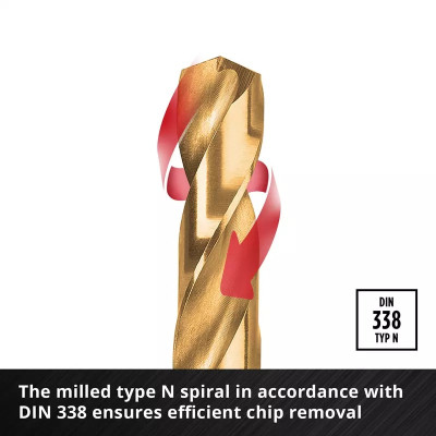 Набір свердл Einhell по металу 19шт, 1-10мм, кейс (427019) Вінниця - фото 7
