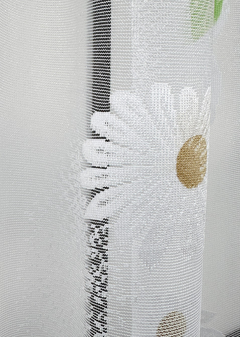 Тюль жаккард VR-Textil № 1897т Арка на кухню цвет белый 400х150 см (53-0101) Киев - изображение 5