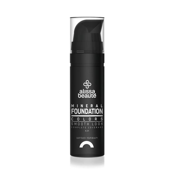 Увлажняющая тональная основа 01 Светлый беж Mineral Make-Up Foundation Alissa Beaute, 35 мл Днепр