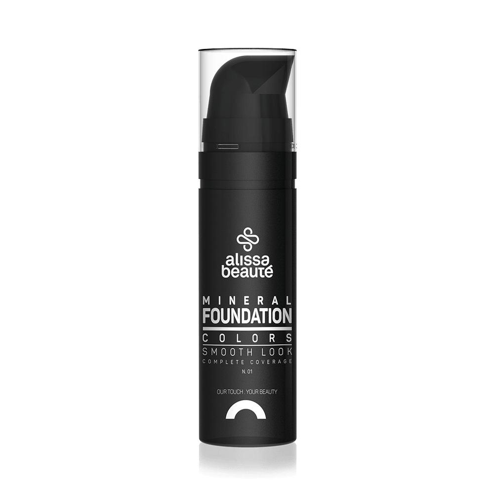 Увлажняющая тональная основа 01 Светлый беж Mineral Make-Up Foundation Alissa Beaute, 35 мл Днепр - изображение 1