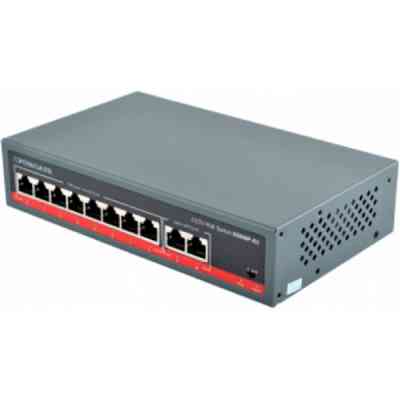 Комутатор мережевий FoxGate S5809P-E2 (96W) Вінниця