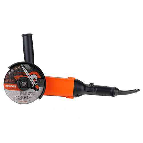 Болгарка Rebiner RAG-1150 (125 мм, 1150 Вт) – потужна кутова шліфувальна машина з гарантією 36 міс Львів