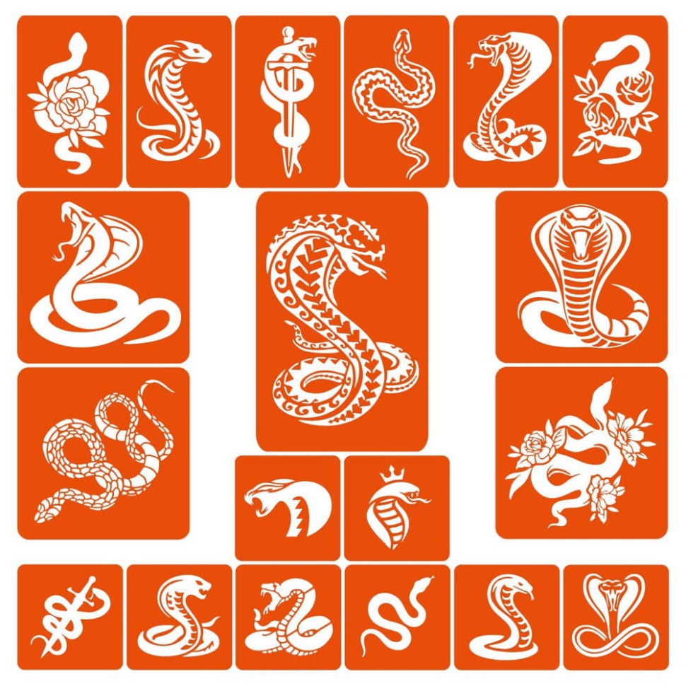 Набор трафаретов для биотату 