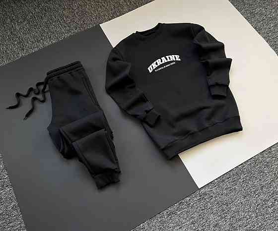 Чорний весняний костюм UKRAINE S Чернівці