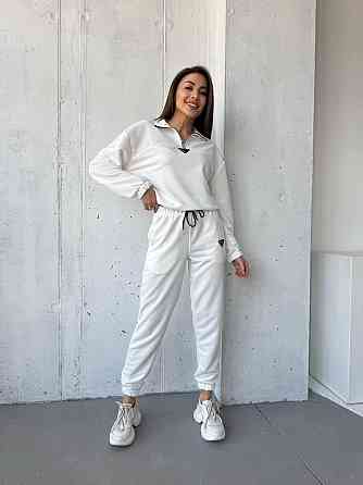 Жіночий повсякденний костюм двійка: кофта і штани двухнитка-петля Одеса