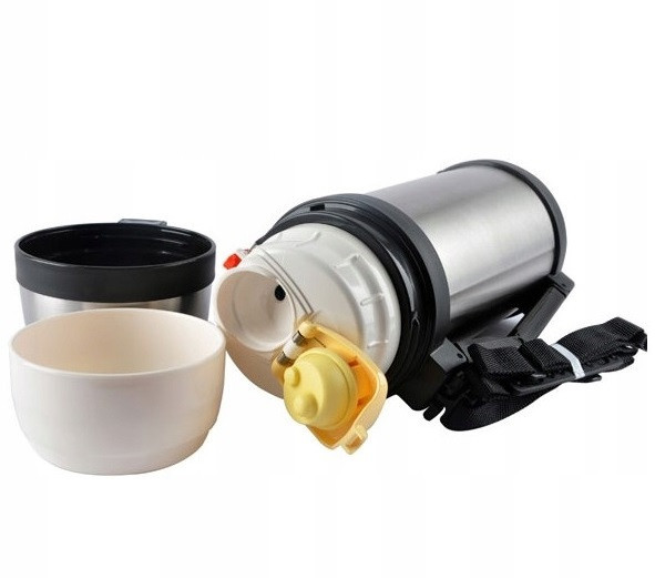 Універсальний термос із ручкою 2 літри + 2 чашки Thermos "Mountain FDH" (150090) Нержавіюча сталь Нововолинськ - фото 2