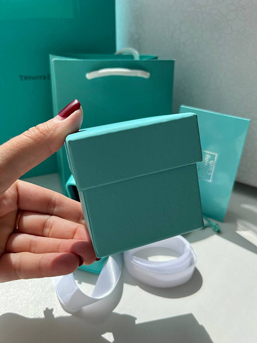 Tiffany / Тіффані подарункове паковання під кільце — коробочка, зовнішня коробочка, пакет, мішечок, протирка для срібла Одеса - фото 4
