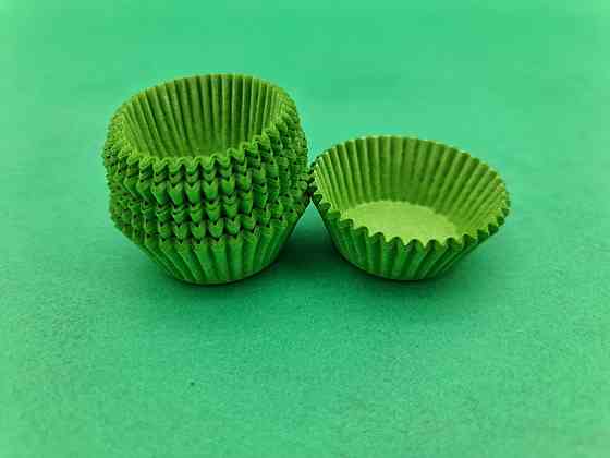 Тартолетка для чізкейк "Кругла зелена"D40 H21 (100шт)/5/ (1 уп.) Харків