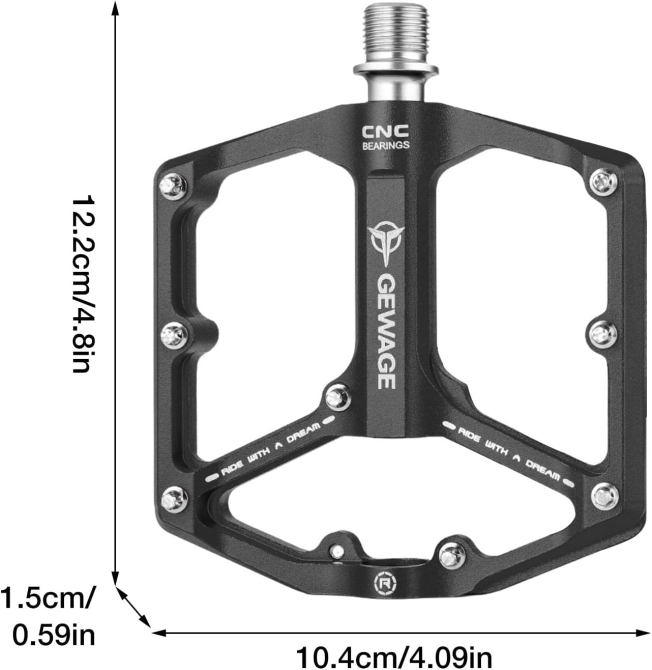 Велосипедні педалі Gewage Луцьк - фото 3