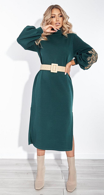 Тепле плаття з вишивкою (44) Київ - фото 5