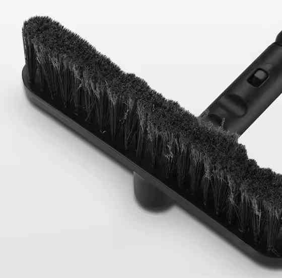 Щітка зі скребком автомобільна.Щітка для видалення льоду і снігу з авто,Телескопічна щітка для машини чорна Кам'янець-Подільський