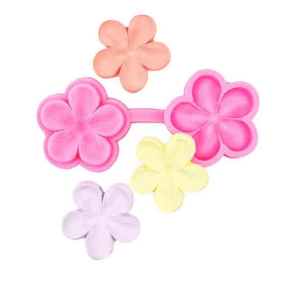 Молд силиконовый Цветок сливы 52 мм розовый Киев