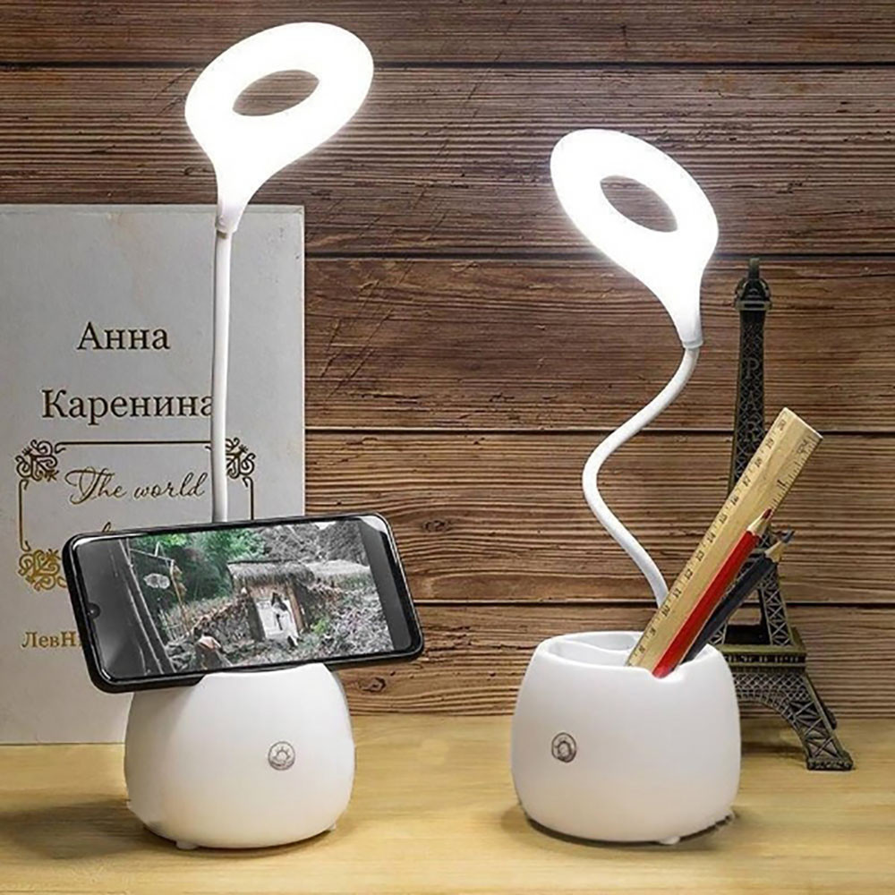 Настільний світильник у вигляді кільця ТО-00124 SBR Київ - фото 2