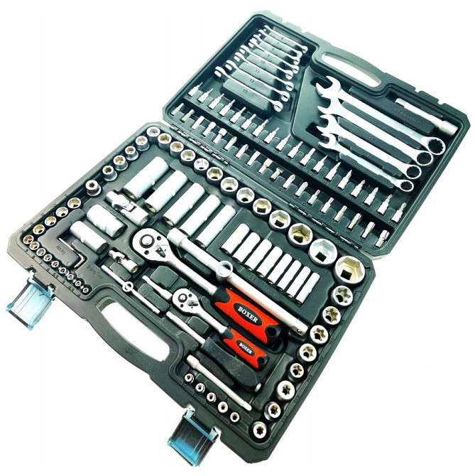Якісний інструмент для автосервісу, Набір інструментів для авто у валізі, Великий набір інструментів BX-27 Івано-Франківськ - фото 1