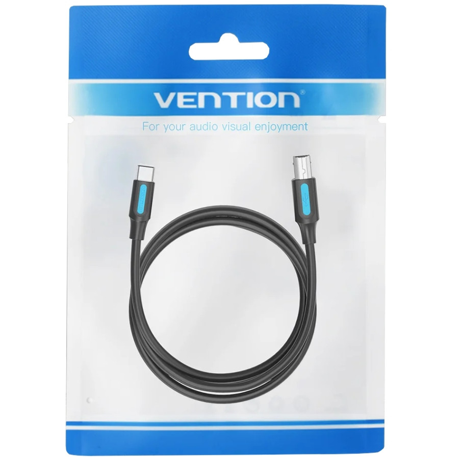 Кабель USB 2.0 Type-C M - USB BM, 2.0 м 2.4А Printer cable Vention Вінниця - фото 3