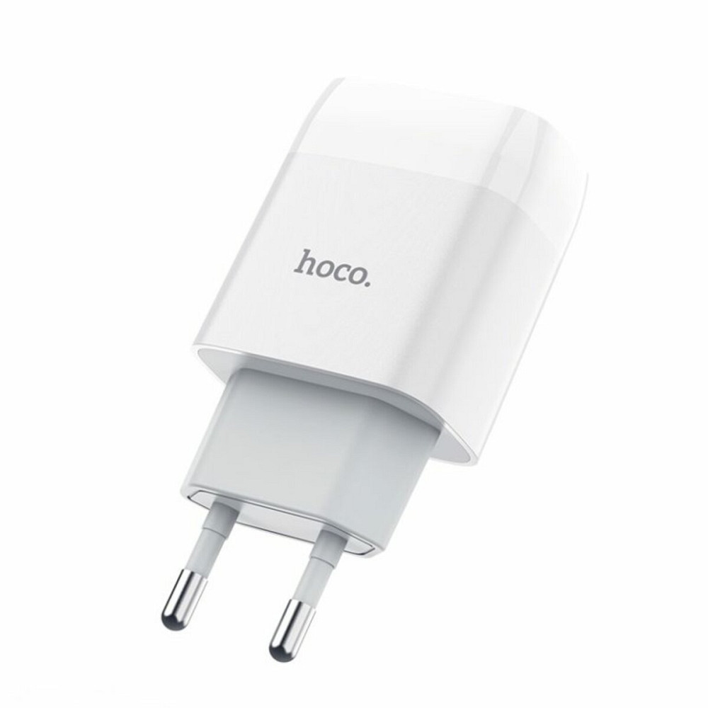 Мережевий зарядний пристрій HOCO C73A Glorious dual port charger White Киев - изображение 1