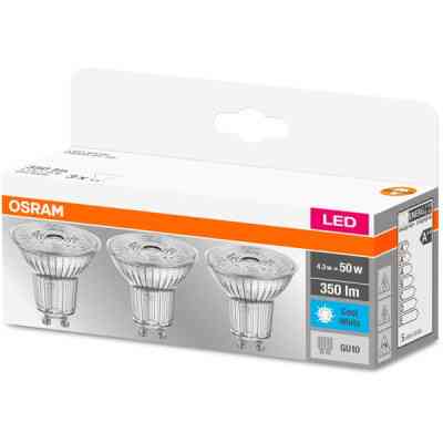 Лампочка Osram Набір 3шт LED PAR16 4.3W (350Lm) 4000К GU10 (4058075818415) Вінниця