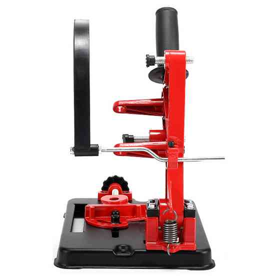 Стійка стенд для УШМ 115-125мм, TZ-6103, Червоний / Стійка для кутової болгарки / Тримач для болгарки Київ
