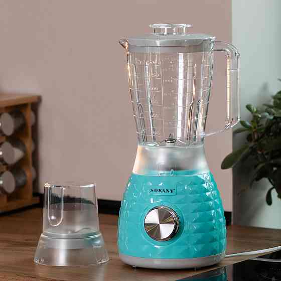 Блендер с чашей 1,5 л и кофемолкой Sokany SK-03030 Киев