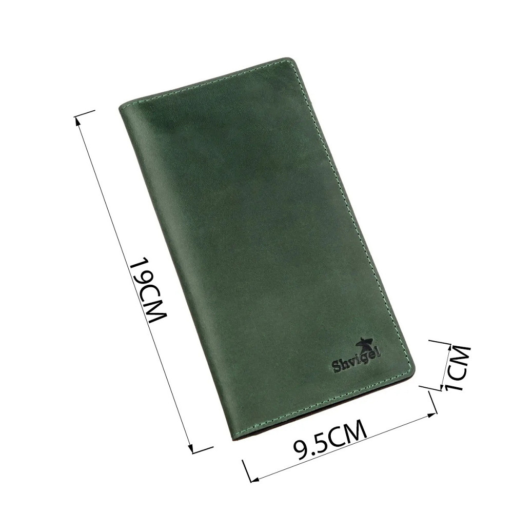 Гаманець унісекс вертикальний Зелений (SHVIGEL) Київ - фото 7