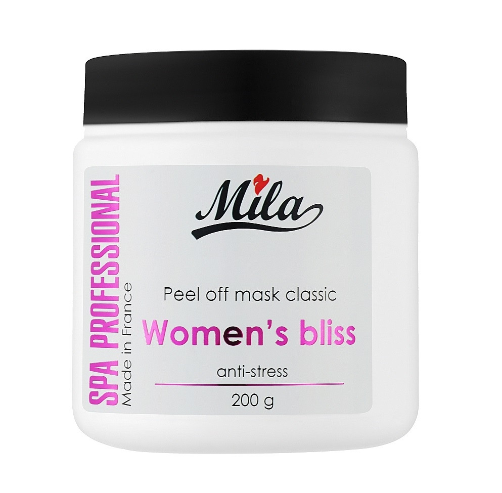 Класична альгінатна маска для обличчя Жіноче щастя з тефрозією пурпурною Mila Perfect 200 г Київ - фото 1