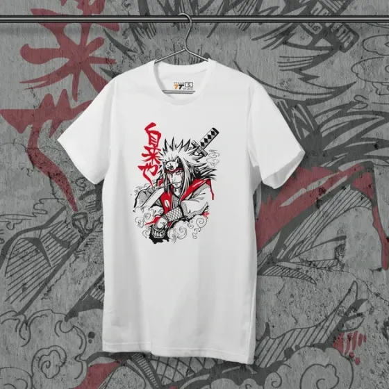 Футболка мужская с принтом Наруто Джирайя 2 Размер 48 Anime0299 Днепр