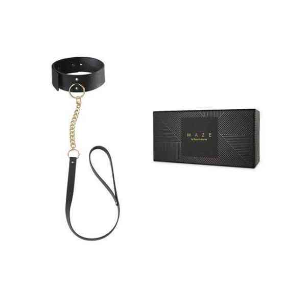 Чокер Bijoux Indiscrets MAZE – Wide Chocker Black Sex Aura Київ