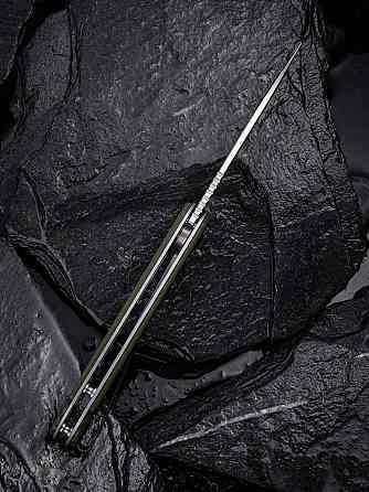 Ніж складаний кишеньковий Civivi Elementum, (7.5 см) D2 / G10 оливковий Київ