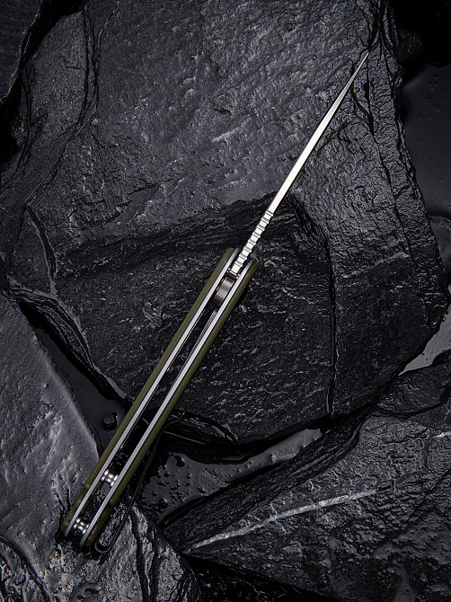 Ніж складаний кишеньковий Civivi Elementum, (7.5 см) D2 / G10 оливковий Київ - фото 6