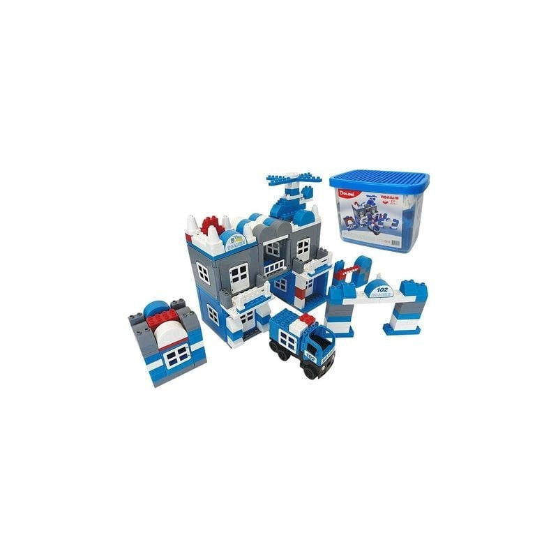 Конструктор "Поліція" 013888/02 в пластиковому боксі, 231 деталь Вінниця - фото 2