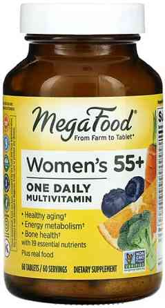 Мультивітаміни і мінерали для жінок 55+  MegaFood Women Over 55 60 таб Київ