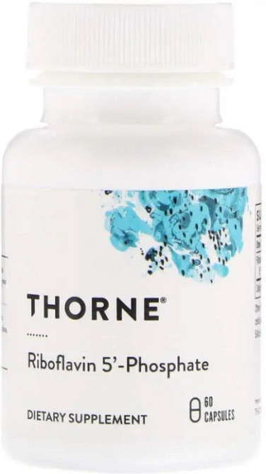 Вітамін В2 рибофлавін Thorne Riboflavin 5 'Phosphate 60 капс Київ - фото 1