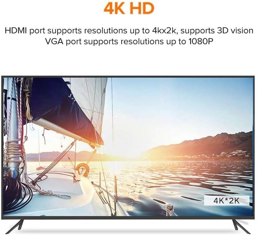 USB-хаб UGREEN USB Type C to HDMI + VGA Converter (White) Киев - изображение 4