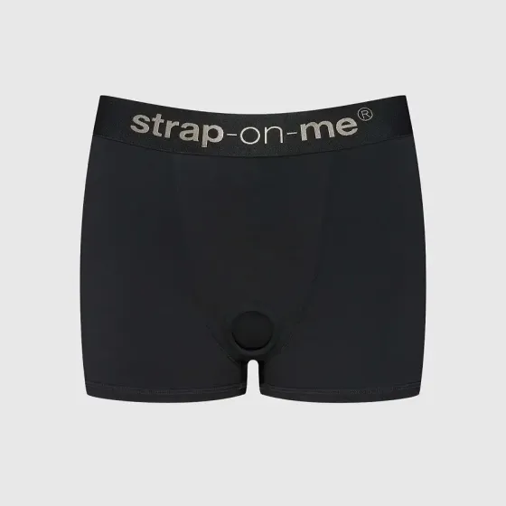 Шорты с фиксацией дилдо Strap-On-Me Harness Lingerie Allure - XL - Black Львов