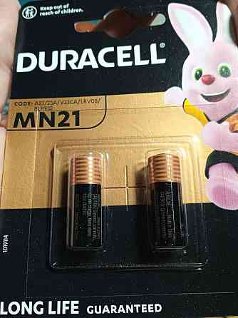 Батарейки Duracell 23A Alkaline 12V - лужні високовольтні батарейки для пультів та сигналізацій (2 шт) Харків