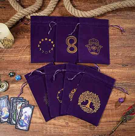 Оксамитовий мішечок «Дерево Життя» для Таро, рун і кристалів Київ