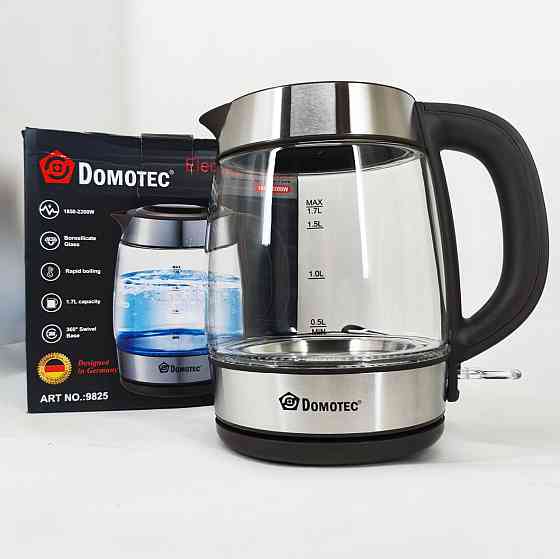 Електричний безшумний чайник з автоматичним відключенням Domotec MS-7946 1.7л 2200Вт JA-63 Івано-Франківськ